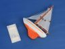 Wooden Orange Pacific Sailer Model Sailboat Decoration 9 - 1