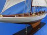 Wooden Columbia Model Sailboat Decoration 80 - 5