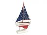 Wooden Starry Night Model Sailboat 9 - 1