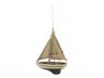 Wooden By The Sea Model Sailboat Christmas Tree Ornament - 6