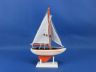 Wooden Orange Pacific Sailer Model Sailboat Decoration 9 - 5