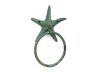 Antique Bronze Cast Iron Starfish Towel Holder 8.5 - 4