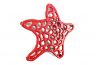 Rustic Red Cast Iron Starfish Trivet 7 - 1