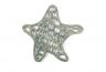 Antique Seaworn Bronze Cast Iron Starfish Trivet 7 - 1