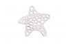 Whitewashed Cast Iron Starfish Trivet 7 - 1