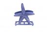 Rustic Dark Blue Cast Iron Starfish Napkin Holder 6 - 1
