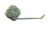Antique Seaworn Bronze Cast Iron Shell Sand Dollar Starfish Toilet Paper Holder 10 - 1