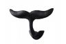 Rustic Black Cast Iron Decorative Whale Tail Hook 5 - 2