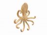Aged White Cast Iron Wall Mounted Decorative Octopus Hooks 7 - 1