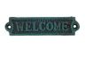 Seaworn Blue Cast Iron Welcome Sign 6 - 1