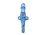 Rustic Dark Blue Whitewashed Cast Iron Decorative Seahorse Hook 5 - 3