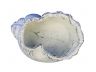 Whitewashed Cast Iron Triton Seashell Decorative Tealight Holder 5 - 2