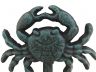 Seaworn Blue Cast Iron Wall Mounted Crab Hook 5 - 1