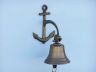 Antique Brass Hanging Anchor Bell 8 - 2