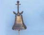 Antique Brass Hanging Anchor Bell 21 - 1