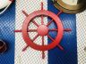 Red Decorative Ship Wheel 18 - 1