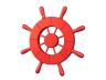 Red Decorative Ship Wheel 9 - 5