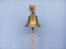 Antique Brass Hanging Ships Bell 6 - 1