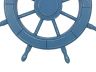 Rustic All Light Blue Decorative Ship Wheel 24 - 1