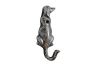 Rustic Silver Cast Iron Dog Hook 6 - 1