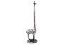 Rustic Silver Cast Iron Giraffe Extra Toilet Paper Stand 19 - 2