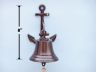 Antique Copper Hanging Anchor Bell 8 - 1