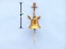 Brass Plated Hanging Anchor Bell 8 - 1