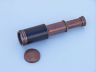 Deluxe Class Scouts Antique Copper - Leather Spyglass Telescope 7 with Rosewood Box - 1
