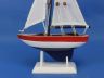 Wooden USA Sailer Model Sailboat Decoration 9 - 6