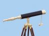 Floor Standing Brass-Leather Harbor Master Telescope 50 - 2