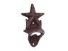 Rustic Red Cast Iron Wall Mounted Starfish Bottle Opener 6 - 2