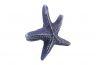 Rustic Dark Blue Cast Iron Starfish Napkin Ring 3 - set of 2 - 2