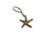 Antique Copper Starfish Key Chain 5 - 1