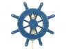Rustic All Light Blue Decorative Ship Wheel with Hook 8 - 4