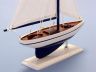 Wooden Blue Pacific Sailer Model Sailboat Decoration 17 - 3