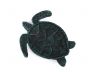 Seaworn Blue Cast Iron Sea Turtle Decorative Bowl 7 - 2