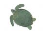 Antique Bronze Cast Iron Sea Turtle Decorative Bowl 7 - 2