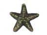 Antique Gold Cast Iron Starfish Paperweight 3 - 1