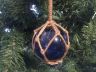 Blue Japanese Glass Ball Fishing Float Decoration Christmas Ornament 3 - 2