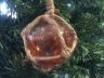 Orange Japanese Glass Ball Fishing Float Decoration Christmas Ornament 3 - 2