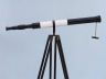 Admirals Floor Standing Oil Rubbed Bronze-White Leather with Black Stand Telescope 60 - 5