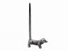 Rustic Silver Cast Iron Dog Paper Towel Holder 12 - 2