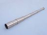 Deluxe Class Brushed Nickel Admirals Spyglass Telescope 27 with Rosewood Box - 3