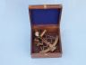 Admirals Antique Brass Sextant 12 with Rosewood Box - 14