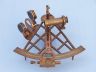 Admirals Antique Brass Sextant 12 with Rosewood Box - 11