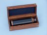 Deluxe Class Captains Antique Copper - Leather Spyglass Telescope 15 with Rosewood Box - 3