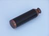 Deluxe Class Captains Antique Copper - Leather Spyglass Telescope 15 with Rosewood Box - 1