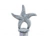 Rustic Whitewashed Cast Iron Starfish Extra Toilet Paper Stand 15 - 1