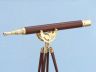 Floor Standing Brass-Wood Anchormaster Telescope 50 - 4