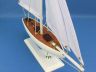 Wooden Defender Model Sailboat Decoration 16 - 11
